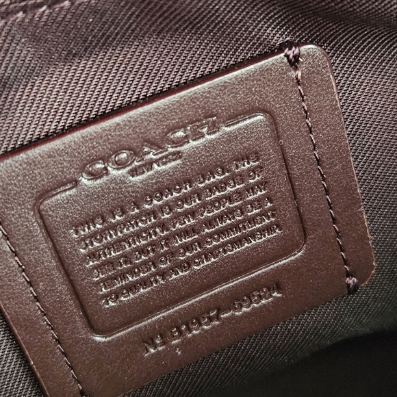 Coach Pink Leather Two Toned Cassie Bag - Picture 6 of 12